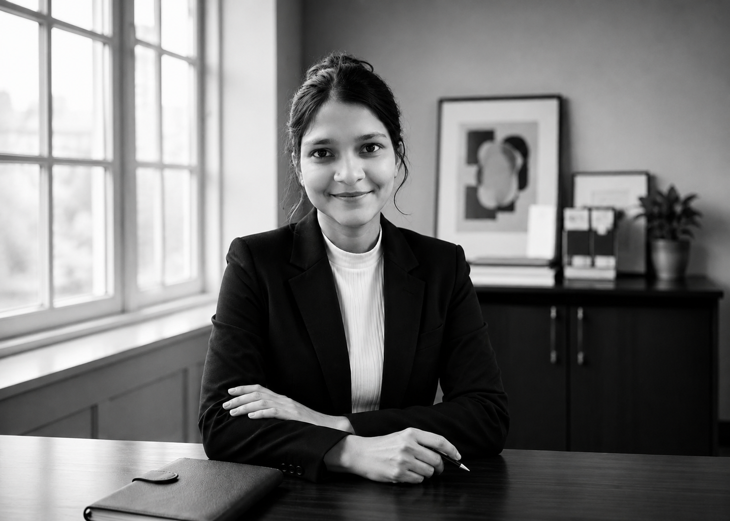 Sanjana Tyagi, founder of Nesva Studio, photographed in the Marylebone atelier